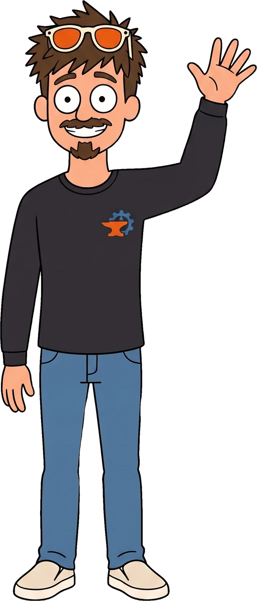 Thayne waving hello
